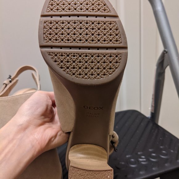 Geox Block Heel Peeptop Booties - Picture 12 of 15